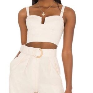 Song of Style Judson Crop Top in Ivory